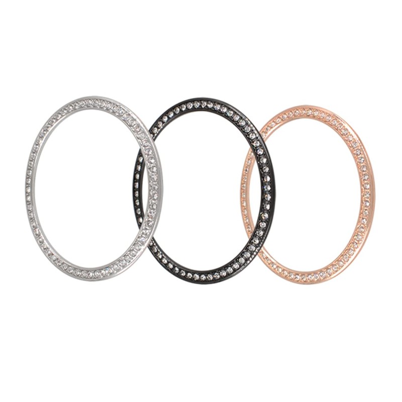 BIUDECO 3pcs (46mm) Bezel Ring Cover Alloy Scratch Resistant Collision