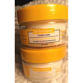 Global Beauty Care Set Of 2 Global Beauty Care  Brightening Toner Pads w Lemon & Honey