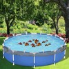 12ft x 12ft Pool Leaf Net Cover, Durable Round Mesh