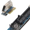 PCIE Extension Cable Integrated Power Supply Gold Plated Contacts Fine