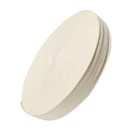 55 Yards Cotton Twill Tape Ribbon 1-1/2 inch, Soft Natural bias Tape Herringbone Webbing Tape for Sewing DIY Crafts Home Decor (Beige, 1-1/2Inch)