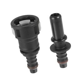 A ABSOPRO Straight Fuel Line Hose Quick Release Connector 11.8mm (Set of 2)