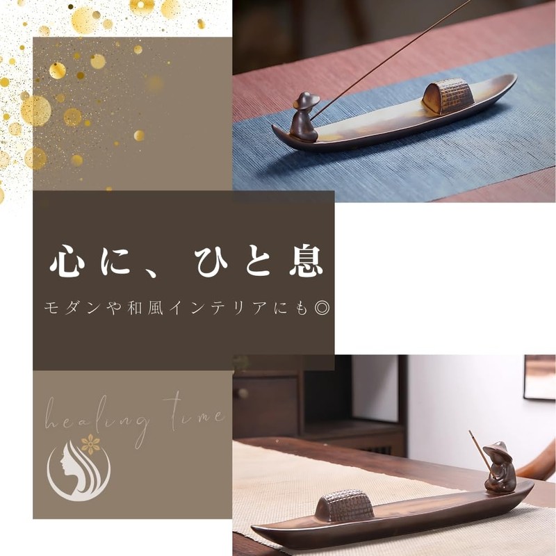 Chicer Stylish Ceramic Retro Design Incense Holder Incense Burner Interior