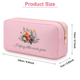 Teacher Appreciation Gifts for Women Teacher Makeup Bag Teacher Educator Thank You Gifts Oxford Cloth Toiletry Bag Graduation Birthday Retirement Gifts for Women Tutor Principal Cosmetic Zipper Pouch