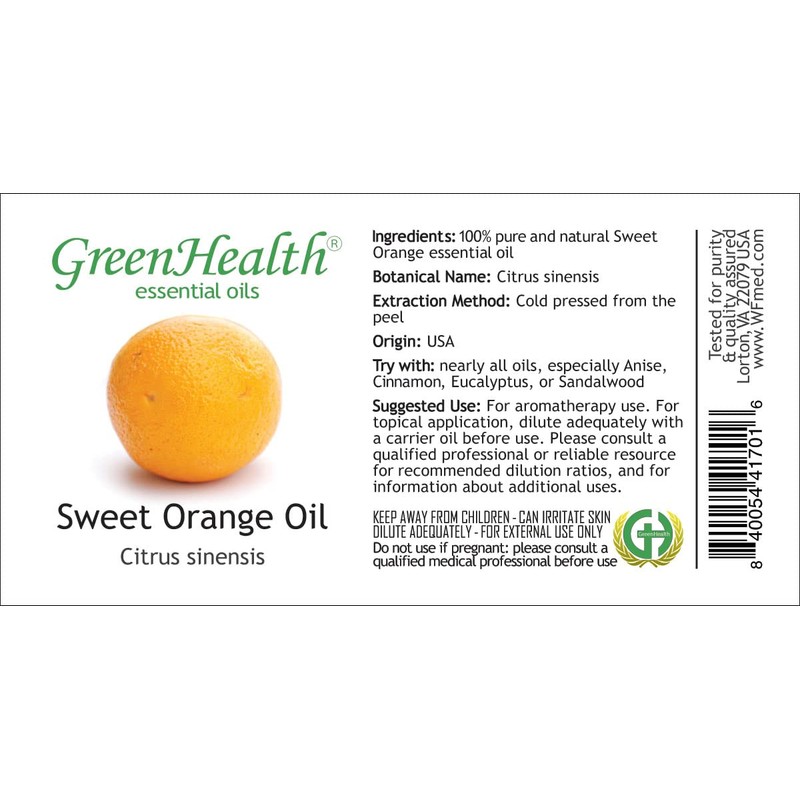 Sweet Orange Essential Oil - 1 fl oz (100% Pure