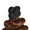 1b/30 Body Wave Bundles Ombre Brown 3 Bundles Human Hair