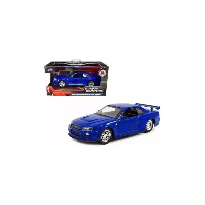 Jada Brian´s Nissan Skyline Gt-r Rápido Y Furioso 1:32 Jada