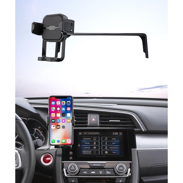 Masergogo Car Phone Holder for 2016-2021 Honda Civic, 5/7-inch Screen