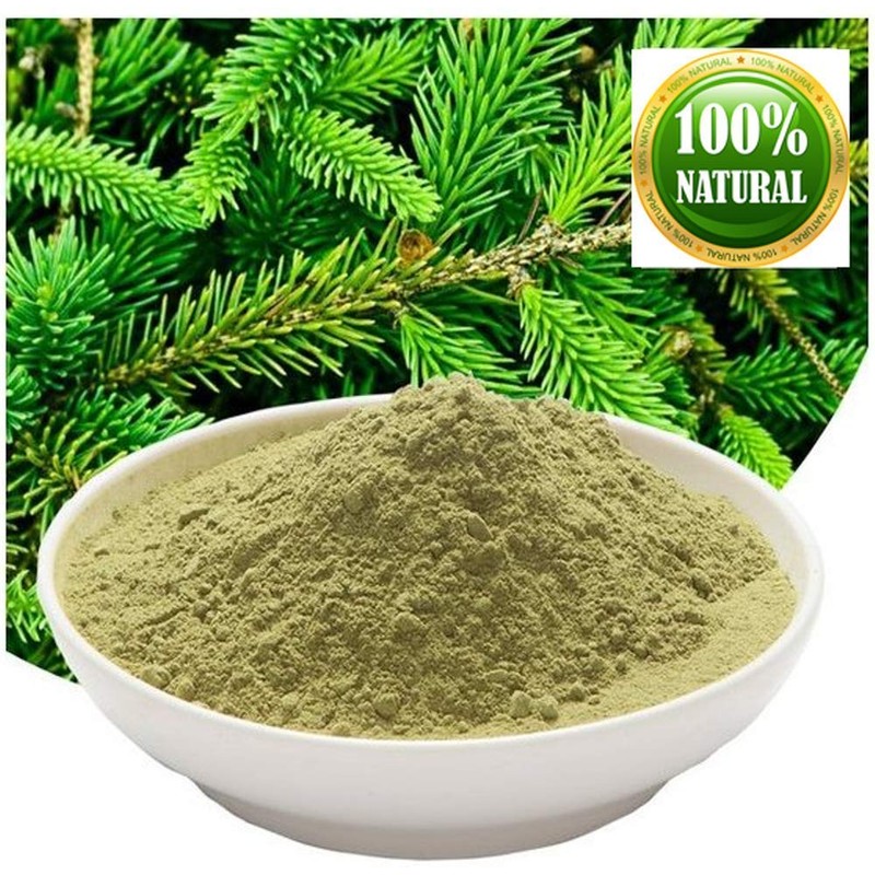 Organic Natural Pure Pine Needle Herb Extract Powder-500g(1.1LB)/Contain Suramin, Bioflavonoids,