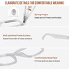 Large Reading Glasses Women Trendy Thick Square Readers 1.0 1.25