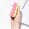Tweezerman Neon Hot 4-in-1 File, Smooth & Shine Block