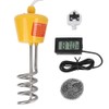 2m Floating Electric Immersion Water Heater with Temperature Tester Yellow