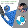BIHEE Single Sleeping Mat Inflatable Camping Mat Sleeping Mattress Pad