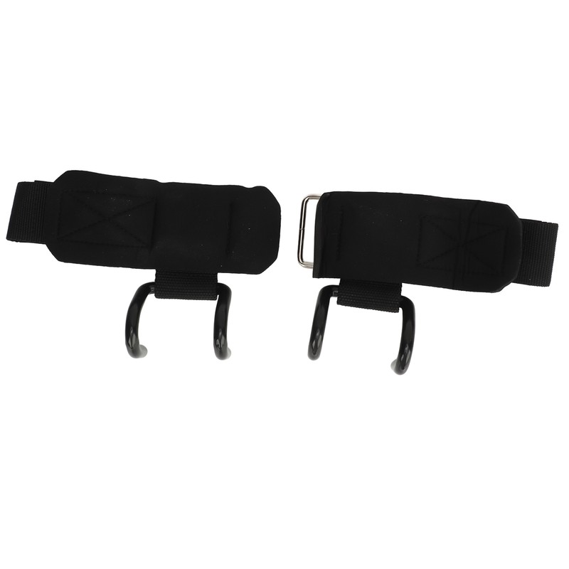 2pcs Weight Lifting Hook Heavy Duty Wrist Wraps Power Weight