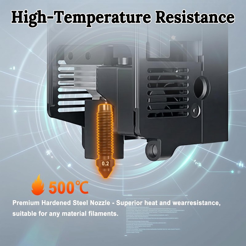 TMYPN 3 PCS 0.6mm CC2 Hotend Print Head Extruder- for