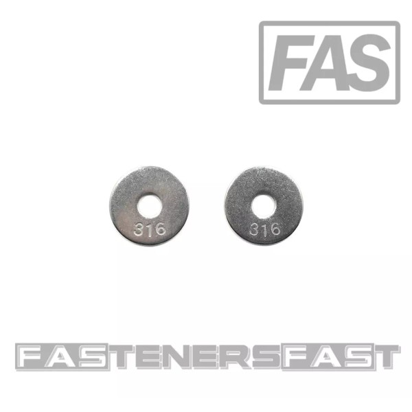 FAS (25) 1/4 ID x 1" OD 316 Stainless Steel