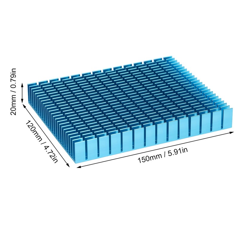 Heatsink Aluminium Smart Design Cooler Heatsink 150 x 120 x