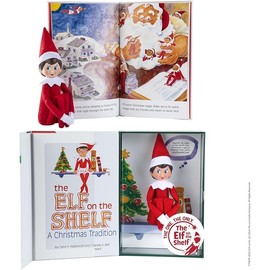 The Elf on the Shelf Una Tradicin Navidea - Elfo Nia  Libro en Espaol con Certificado de adopcin Original                                             