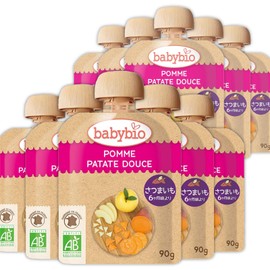 Mitoku Baby Bio Organic Baby Smoothie 10 Pieces, Sold as a Set, Organic, No Additives Used, Organic JAS (Organic Baby Food) (Organic JAS Certified) (6 Months Old and Up) (Sweet Potatoes 10 Pieces)