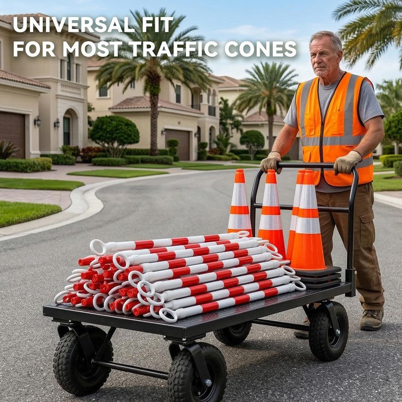 24 Pcs 3FT-6.56FT Retractable Cone Bar Extendable Safety Cone Bars(Cones