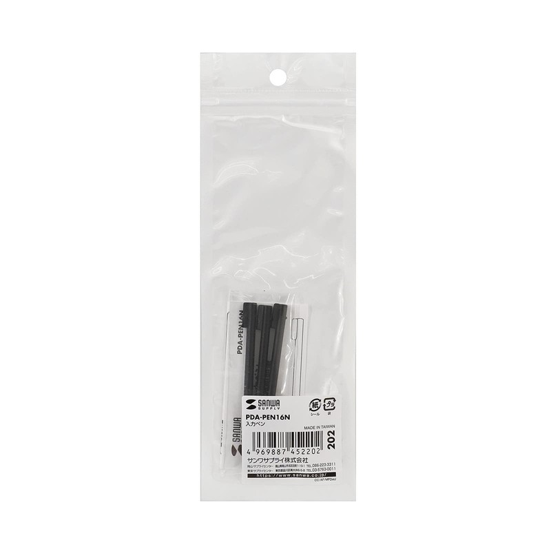 Sanwa Supply PDA-PEN16N Input Pen, Black