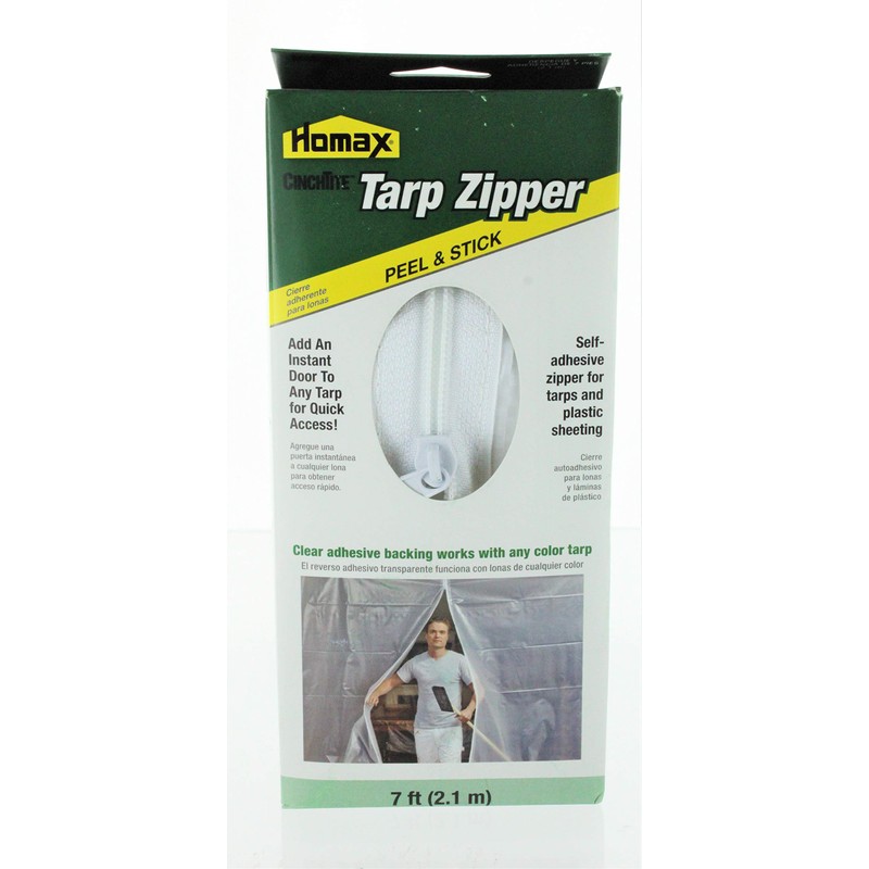 Cinch Tite Tarp Zipper Door Plastic Boxed
