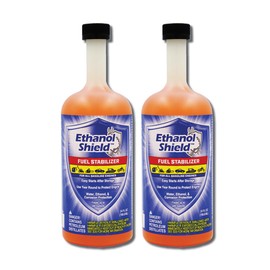 Ethanol Shield Fuel Stabilizer, 24 oz (2 Pack) Keeps Fuel Fresh, Gasoline Treatment Fuel Additive That Protects Fuel System, Gas Stabilizer for Fuel Storage, Antioxidant and Anticorrosive