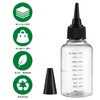Frcolor Dropper Bottle, 50ml Graduated Dropper Bottle, Divider Bottle, Plastic