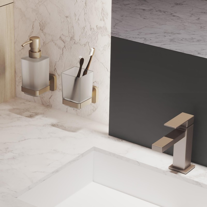 Gedy Tonga Soap Dispenser Matte Gold