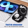 Zcgoingtech Funda Case Organizador Para AirPods Cargador Cable Audifonos