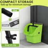 (3PK) Commercial Jumbo Heavy Duty Stand Up Debris Pan, Large