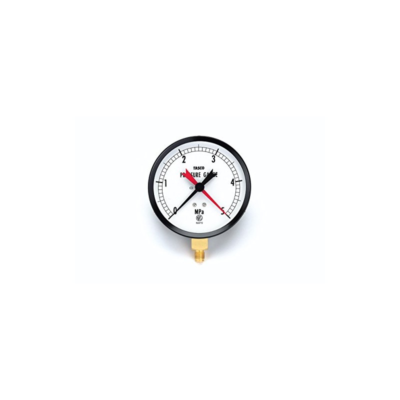 Ichinen TASCO TA148AF-350 100mm Pressure Gauge (5.0 Mpa Installation Needle)