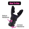 Cozeasy Breathing Trainer, Portable Respiratory Muscle Trainer with Adjustable Resistance,