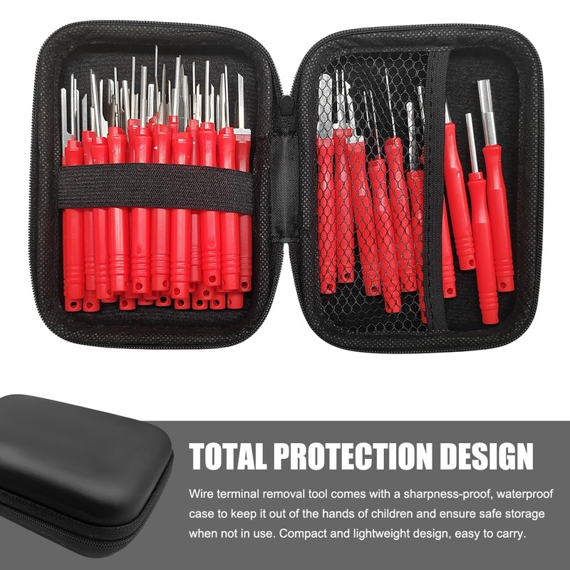 BWBWND 41PCS Terminal Removal Tool Kit, Electrical Wire Connector Pin