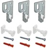 Jabema 3 x Radiator Mounting with Bracket, Wall Bracket, Radiator