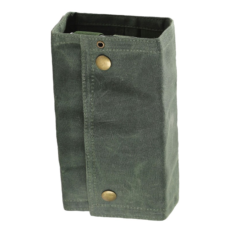 Outdoor Spice Bottle Bag Foldable 9 Pockets Portable Canvas Seasoning