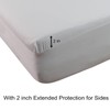 Kingnex Waterproof Split Top King Mattress Protector for Adjustable Bed