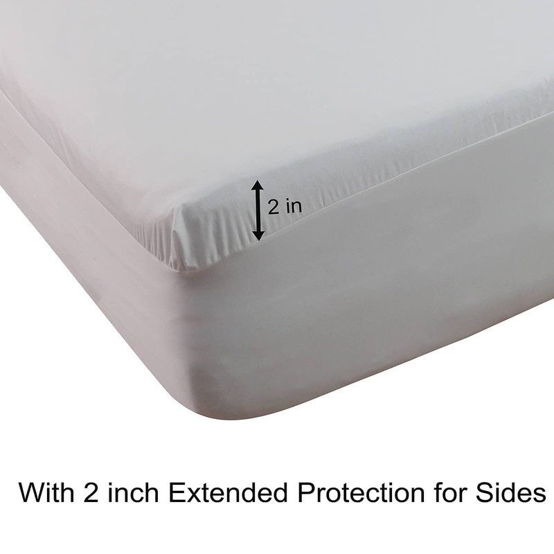 Kingnex Waterproof Split Top King Mattress Protector for Adjustable Bed