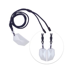 EDEN'S CALL Natural Healing Crystal Stone Necklace for Women and Men Adjustable Faceted Quartz Stone Pendant Necklace for Reiki Balancing, Rock Crystal