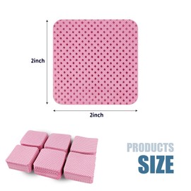 300 Pcs Grade Lint Free Wipes for Nails, Super Absorbent Nail Wipes for Gel Polish Removal, Eyelash Extensions, and Nail Prep (Pink)