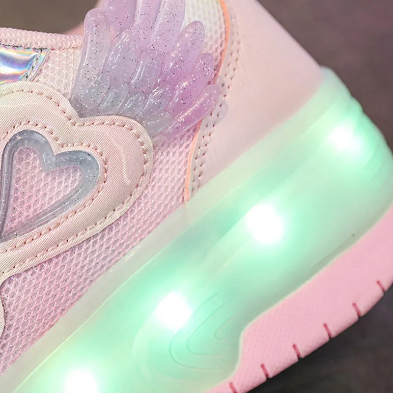Zapatillas De Patinaje Transpirables Sobre Ruedas Led