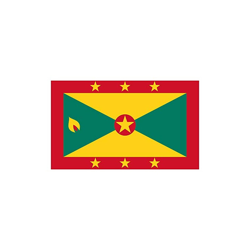 Zac's Alter Ego 5 x 3 Feet Large Grenada Flag