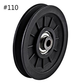 Haveratio Round Rope Pulley, Wire Rope Pulley, Nylon Roller for Ropes, DIY, Gym, Fitness Equipment, Cable Machine, Wire Rope Pulley Roll