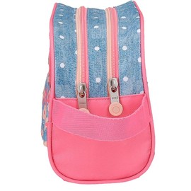 Enso Little Dreams Children's Toiletry Bag and Pencil Case, pink, Toiletry bag