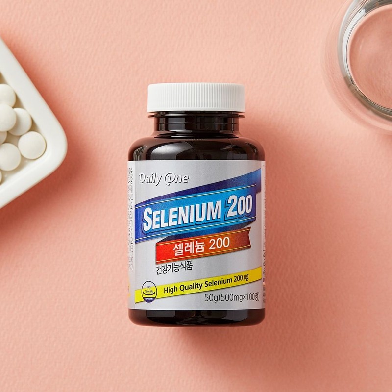 Daily One 데일리원 셀레늄 200 셀렌 대용량 500mg X 100정
