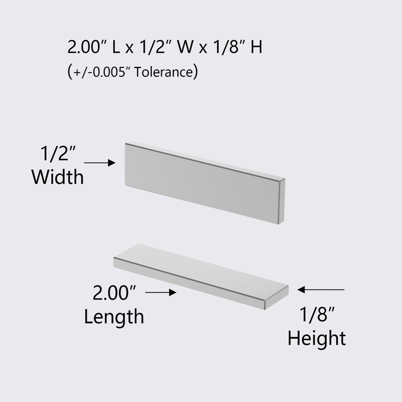 AplysiaTech N52 Magnets - 2" L x 1/2" W x