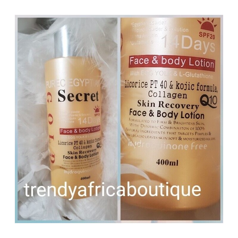SDGL Purec EGYPTIAN SECRET Gold Lotion & 1 SOAP. Skin