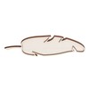 DIY Mosaic Tiles Multipurpose Hand Crafted Innovative Feather Shape Mosaic