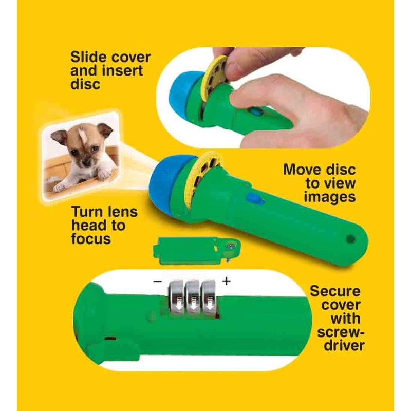 Brainstorm Toys Puppies Torch & Projector