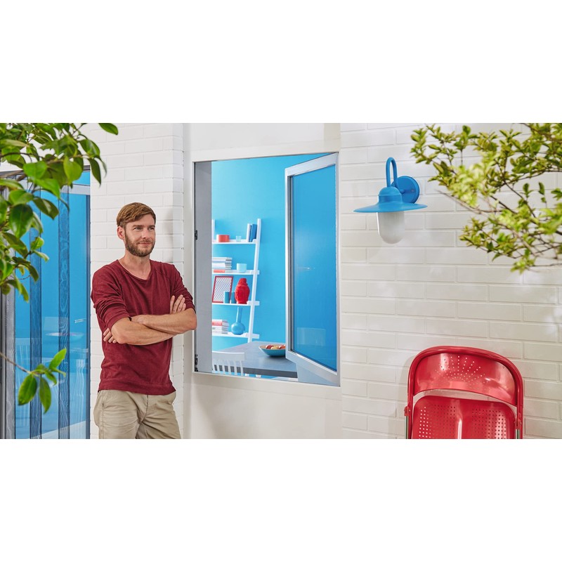 tesa 55672-00021-02 Fly screen for windows, standard quality, anthracite, transparent,